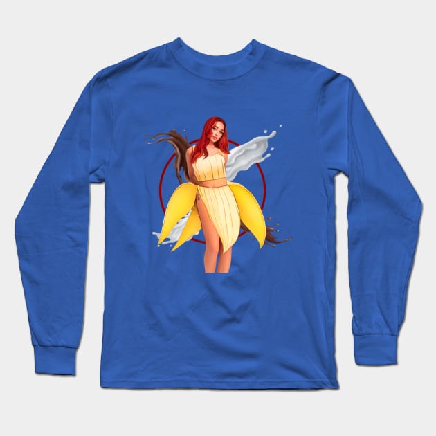 Kristina - Cote D'Or Long Sleeve T-Shirt by stefania.paints